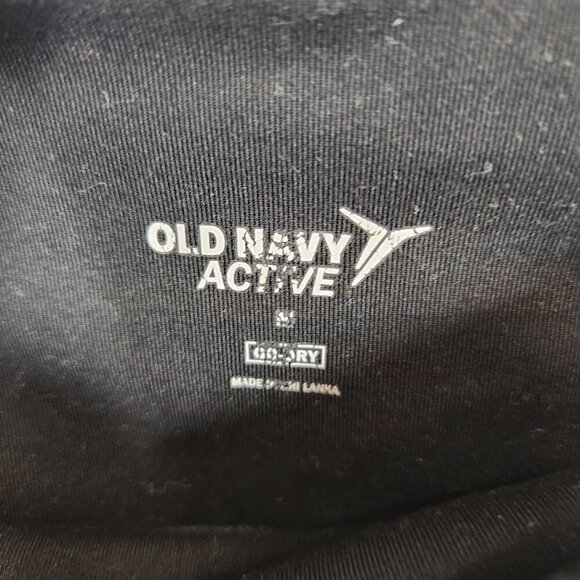 Old Navy Metallic Shine Accent‎ Workout Leggings in Black - Size medium - Picture 6 of 6